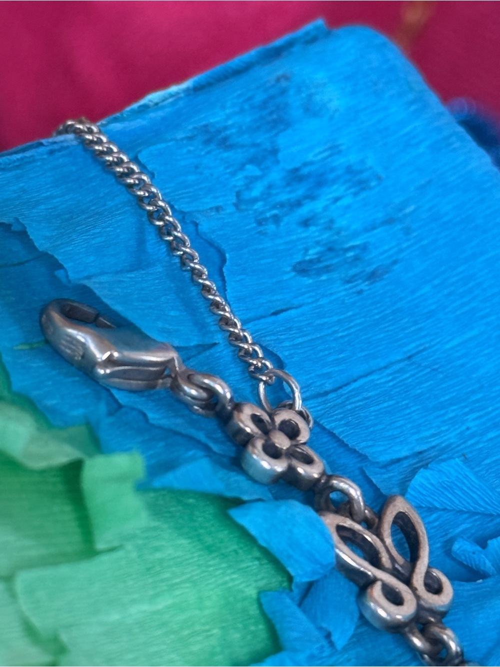 James Avery butterfly and flowers bracelet - Picture 5 of 5